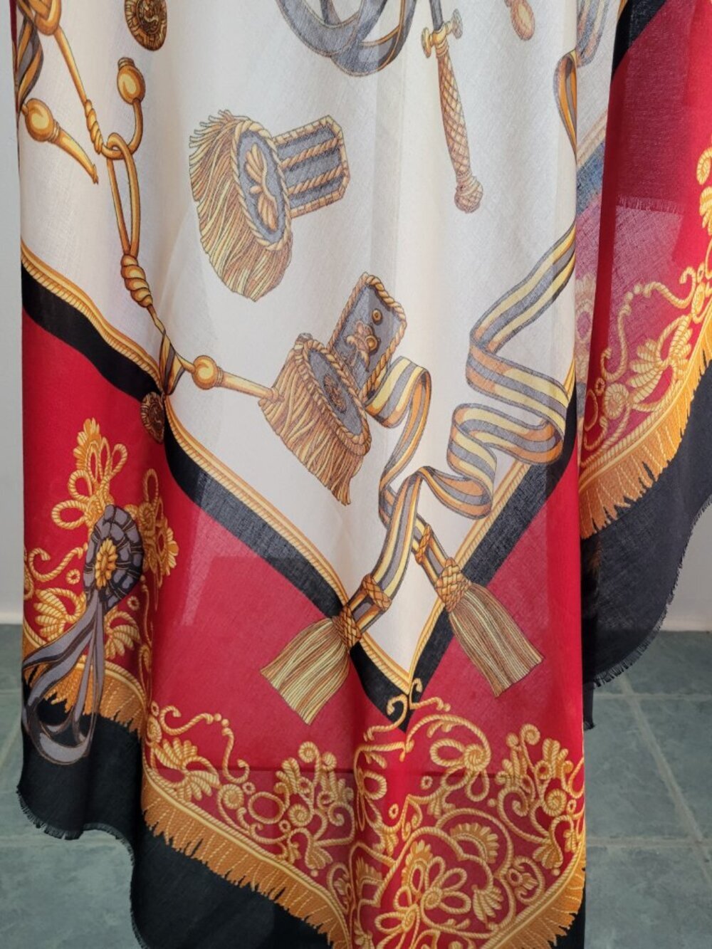 The Art of The Scarf the Rack Equestrian of Italy” 100% Polyester - Picture 10 of 12